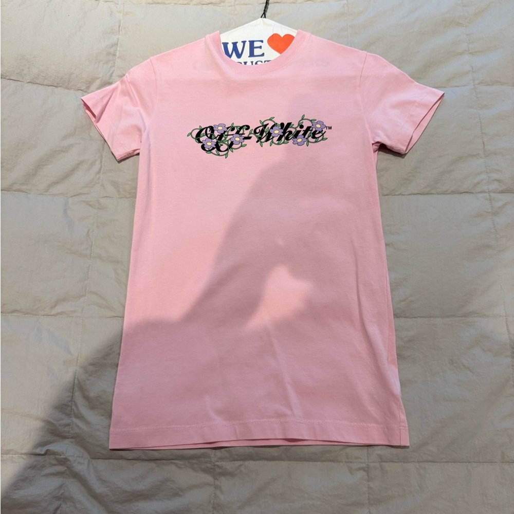 Off-White Light Pink T-Shirt